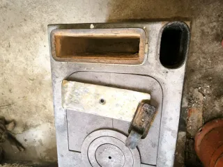 Cocina de leña antigua vintage 3 en 1