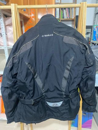 Chaqueta de moto Held negra