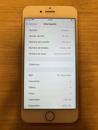iPhone 8 Rosa 256 GB