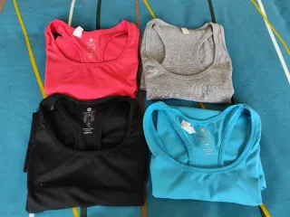 4 Camisetas Deportivas Talla Única