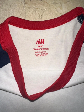 Camiseta H&M Orgánica Manga Larga