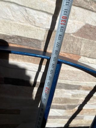 Puerta de hierro para jardín con arco