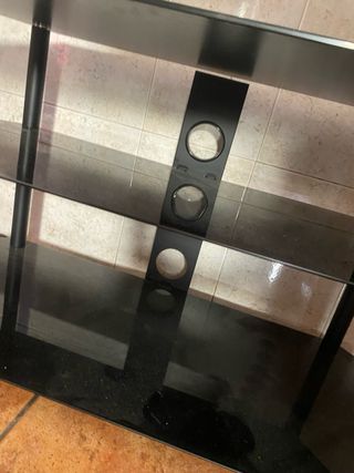 Mesa de cristal para TV