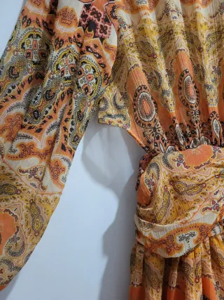 Vestido Mango Talla XS Estampado