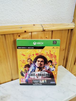 Yakuza Like a Dragon Day Ichi Steelbook Xbox