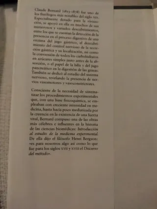 Libro introducción a la medicina experimental