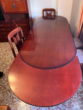 Conjunto Comedor Mesa Extensible + 6 Sillas