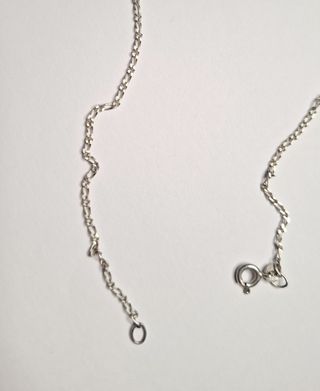 Cadena 50cm. Plata Ley 1x1 Fígaro Programada larga