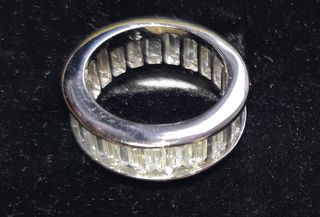 Anillo Eternity Marilyn Monroe Plata y Circonitas