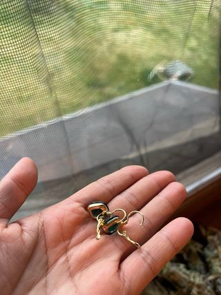 Orecchini stile Pomellato Topaz Blue nuovi