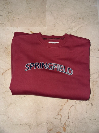 Sudadera Springfield Magenta Talla S