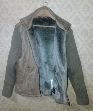 Chaqueta Zara man Beige/Gris