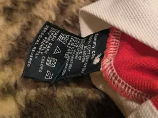 Polo Tommy Hilfiger Blanco/Rojo Old Money Premium