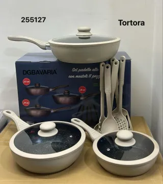 Set Padelle DGBAVARIA 11 Pezzi Grigie e altri colo