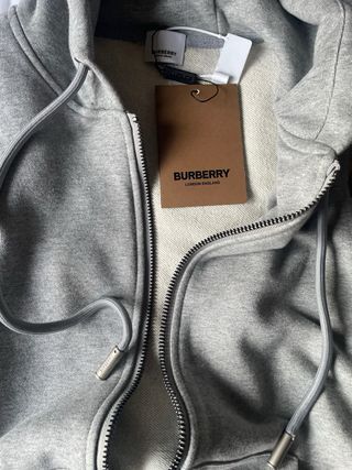Gilet Burberry Grigio Taglia S Mai Usato