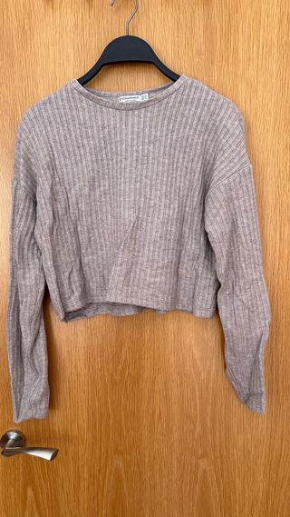 Jersey marrón Stradivarius