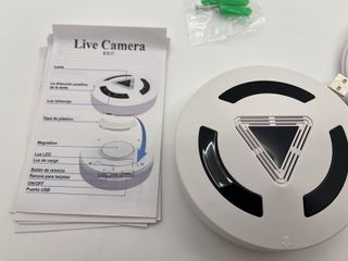 Cámara espía oculta detector de humos