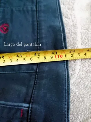 Pantalón de caballero azul talla L