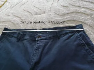 Pantalón de caballero azul talla L