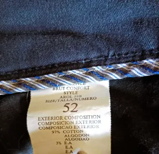 Pantalón de caballero azul talla L
