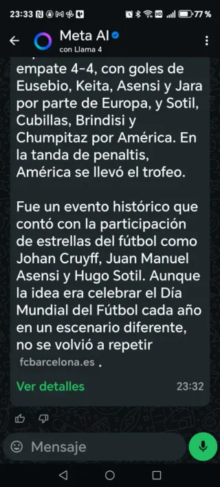 Llavero Día Mundial Fútbol F.C. Barcelona 1973