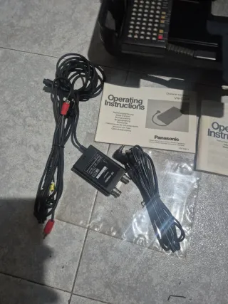 Cámara de filmar Panasonic Vintage Negra