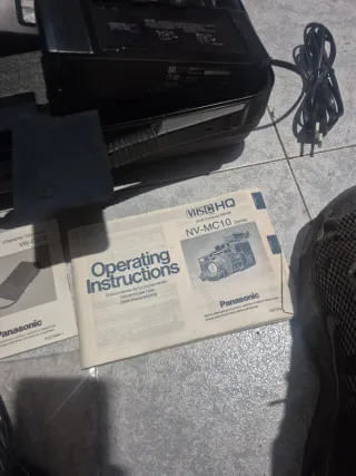 Cámara de filmar Panasonic Vintage Negra