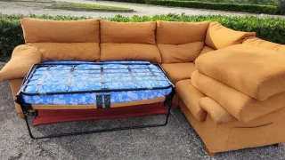 Sofá Cama Naranja