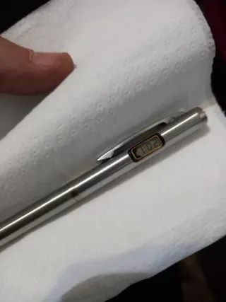 Bolígrafo Vintage Años 80 con Reloj