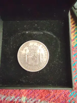 Moneda de plata Alfonso XIII 1889