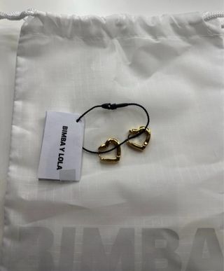 Pendientes Corazón Bimba y Lola Bañados en Oro