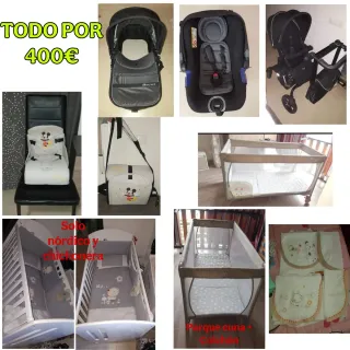 Lote completo de artículos para bebé
