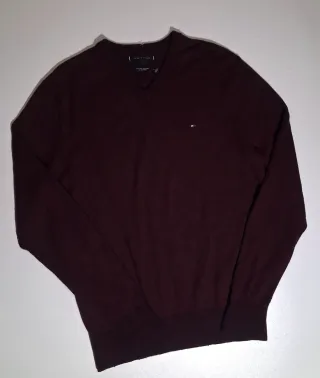 Jersey Tommy Hilfiger 100% Lana, Talla L.