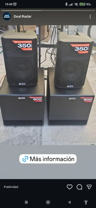 Altavoces Alto Ts415 ts418 suw
