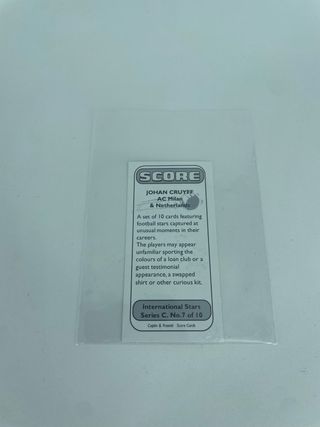 Johan Cruyff AC Milan International Stars Series C