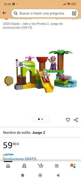 LEGO Duplo 10513 Piratas