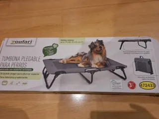 Cama perro plegable