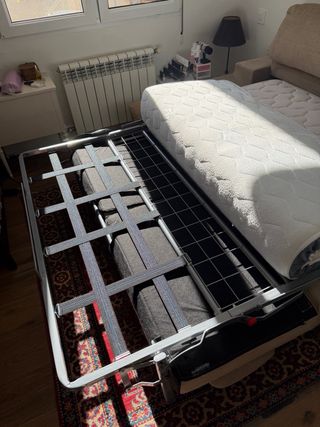 Sofá Cama con Aqua Clean Beige Tela