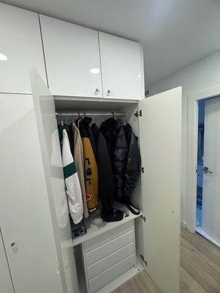 Armario Blanco Gran Capacidad 250x160cm