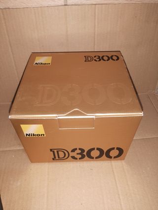 Caja vacía Cámara Nikon D300