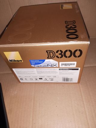 Caja vacía Cámara Nikon D300