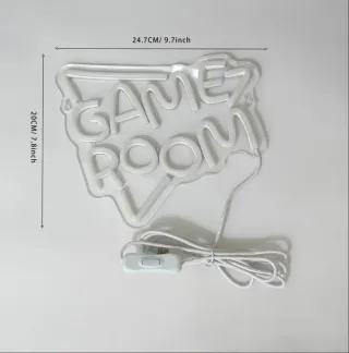 Lampada Neon LED "Game Room"