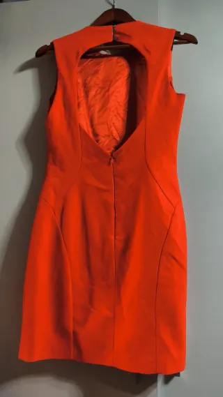 Vestido Zara Naranja Talla L