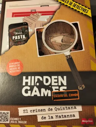 Juego de mesa Hidden Games: Escena del Crimen
