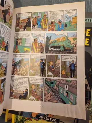 Lote 20 cómics Tintín en español - ano 1996