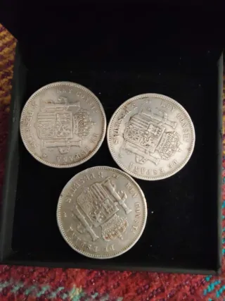 Monedas  Plata Alfonso XIII 1892