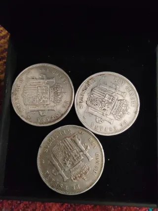 Monedas  Plata Alfonso XIII 1892