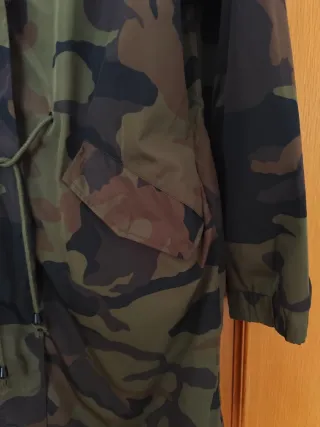 Parka Cortavientos Camuflaje Zara