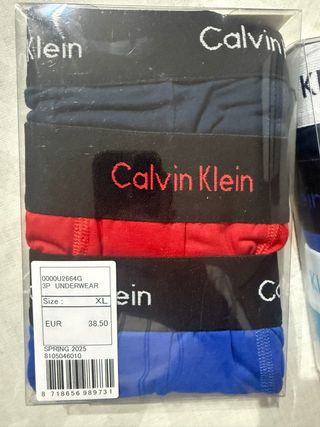 Calzoncillos Calvin Klein XL (3 unidades)