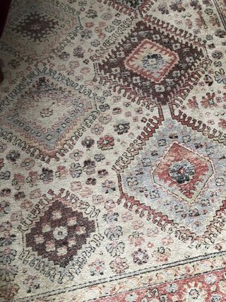 Alfombra Zara Home diseño geométrico vintage